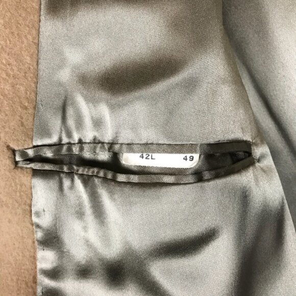 VINTAGE • 100% Camel Hair Top Coat - Picture 6 of 7